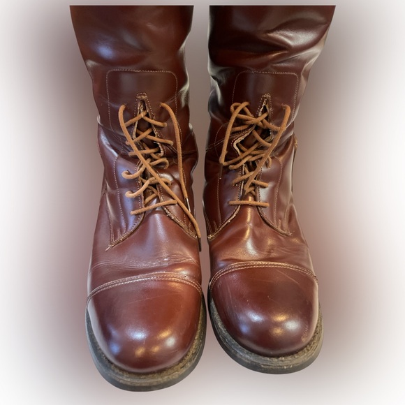 Marlborough Elegant Brown Riding Boots Size 8 - Picture 8 of 11